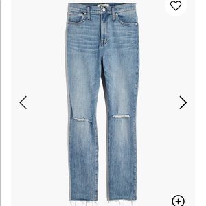 Madewell 11” Highrise Boy Jean: Elkhart Wash